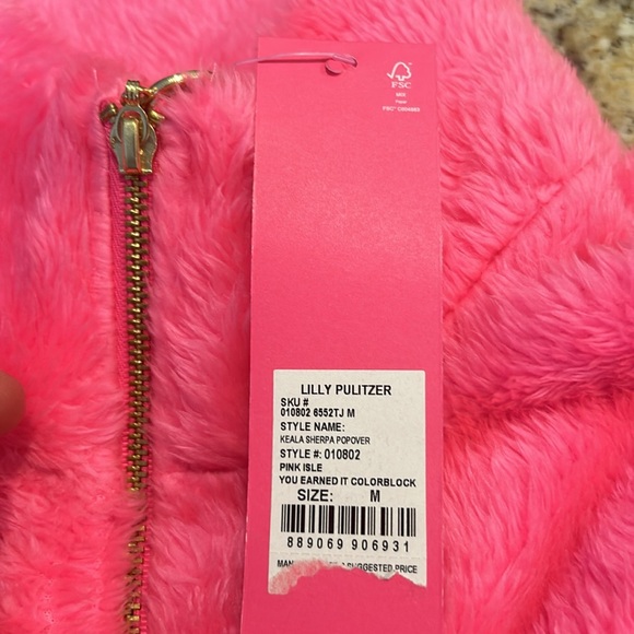 Lilly Pulitzer brand new Keala Sherpa Popover - Picture 2 of 6